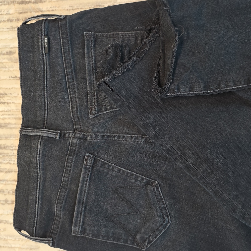 MOTHER Jeans Stunner zip ankle step fray & The Rascal Ankle Snippet - Picture 14 of 15